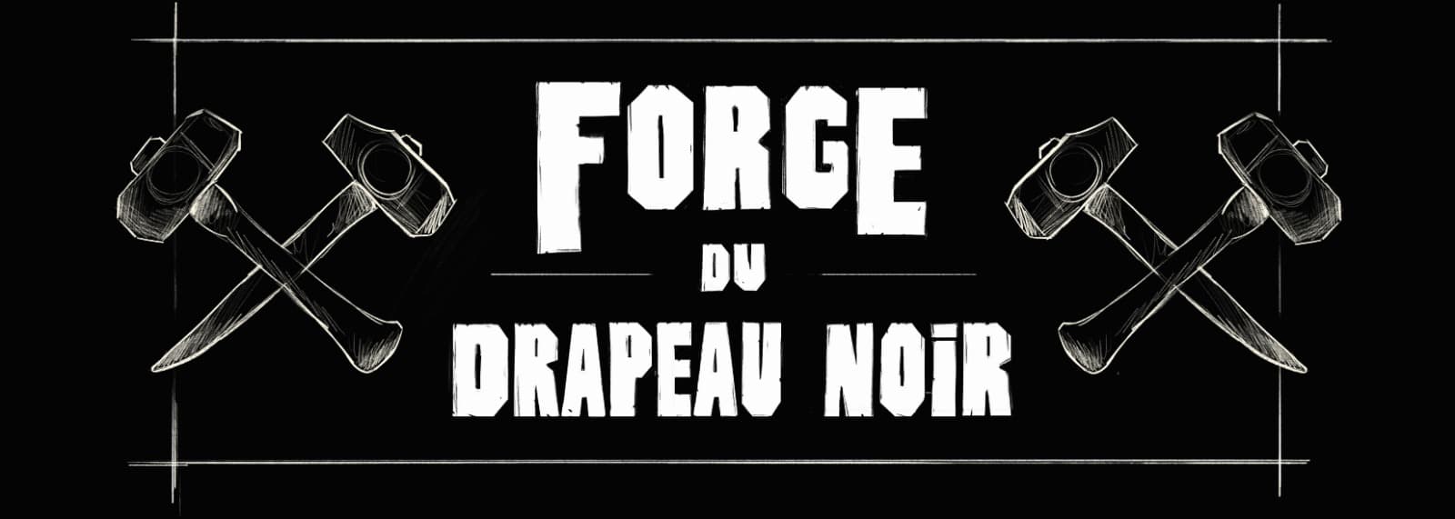 banniere forge du drapeau noir